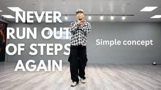 How to dance - never run out of steps on the dance floor - footwork placement practice training