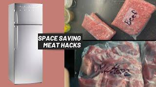 Expert Tips !!! Smart way to store maximum meat in minimum space.   |  MONAS MAGIC