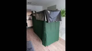 Part 5 - Finished Bicycle Caravan / Tiny House ! #DIYproject