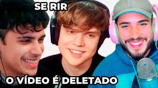 TENTE NÃO RIR  (ft Fogoqueimado e Kerb) - Cinema dos MEMES