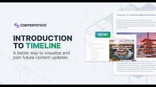 Timeline: A better way to visualize and plan future content updates