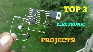 TOP 3 ELECTRONIC PROJECTS WITH BT136, TSOP, BC547 TRANSISTOR AND IC CD4017.