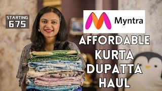 Myntra Kurta Set Haul Under 800 | Affordable Myntra Kurta set Haul