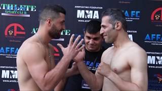 AFFA FC-1:Weight-in Rohollah Jamshidi vs Jora Tumanyan HD