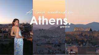 A long weekend in Athens | Greece vlog | Exploring, foodie spots & island trips | Euro travel vlog