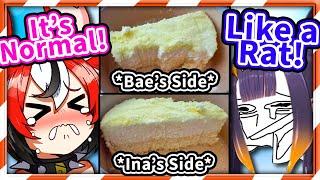 Ina Realizes How Bae Actually Eats Like a RAT IRL 【HololiveEN】
