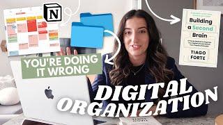 DIGITAL ORGANIZATION TIPS | the BEST way to sort files, custom google calendar & wallpaper ideas