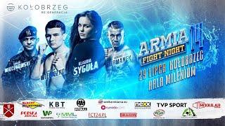 MMA, ARMIA FIGHT NIGHT #14 - SYGUŁA VS. CARDOZO W WALCE WIECZORU