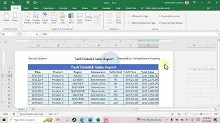 How to Insert Header and Footer in Excel | TechTricksGh