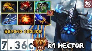 Wrath of God Sven - Beyond Godlike - K1 Hector - 7.36c - Immortal Dota 2 Pro Plays