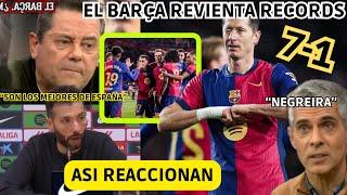  EL BARÇA DE FLICK REVIENTA RECORDS y ASI REACCIONAN! RONCERO  se DESESPERA y BRUTAL GESTO de GAVI