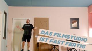 Unser Youtube Filmstudio ist fast fertig - das Einrichten beginnt - Studio Update #6