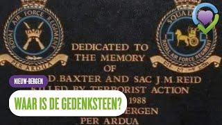 Waar is de gedenksteen van de aanslag in Nieuw Bergen in 1988?