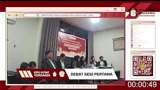 Debat Paslon Capres & Cawapres HPMI Yordania 2024 - 2025 Kedua