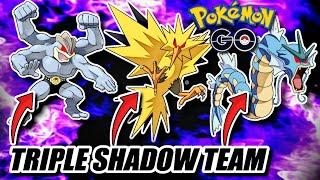 TRIPLE SHADOW TEAM Goes 5-0! - Pokemon GO Battle League