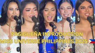 JUST IN: MISS UNIVERSE PHILIPPINES 2025 PASIG INTRODUCTIONS 