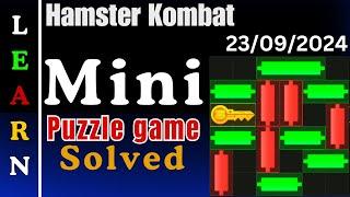 hamster kombat mini game || Learn to complete today hamster kombat mini game || hmstr puzzled solved