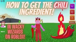 How to get CHILI ingredient in Wacky Wizards in Roblox! 