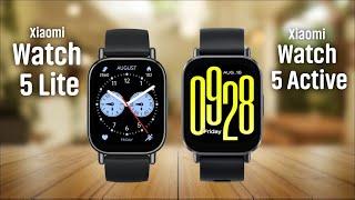 Xiaomi Redmi Watch 5 Lite Vs Xiaomi Redmi Watch 5 Active