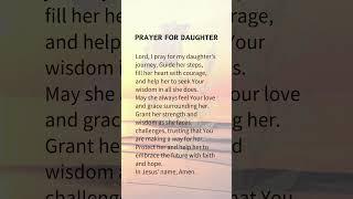 Guide My Daughter, Lord: A Prayer for Protection and Wisdom