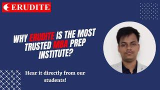 Erudite CAT Coaching Student Review | GDPI Classes Feedback | Student Testimonial | IIM C Convert