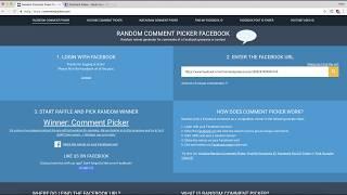 Random Comment Picker Facebook | How to pick a random winner for Facebook giveaways?