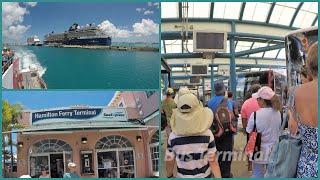 Ferry to Hamilton (Bermuda Cruise) & Walk to Bus Terminal