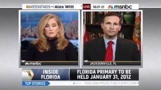 Chairman Curry discusses the Florida Primary with MSNBC's Alex Witt