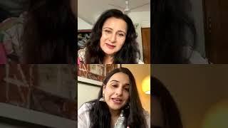 vidya balan weight gain journey talking with gorgeos poonam dhillon live interview Bollywood