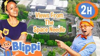 Space Camp with Blippi and Meekah | Moonbug - Our Green Earth | Educational Videos For Kids