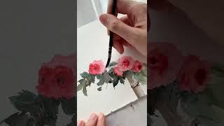  Watercolor Rose Tutorial | Loose Florals #watercolor #painting