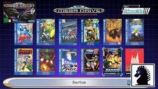 SEGA Mega Drive Mini - First Boot (Options, Game Browser, Credits)