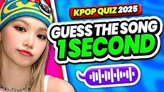 Guess the K-Pop Song in 1 Second! ⏱️ Only True Fan Can Win!! | KPOP QUIZ 2025