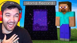 WORLD RECORD MINECRAFT SPEEDRUN...