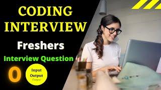 Coding Interview Question for #Freshers | Input Output Campus - 0