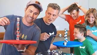 Mark Rober vs Ninja Kidz- 60 Second Mini Game Challenge