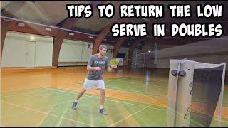 Tips to Handle the Low Serve in Badminton Doubles