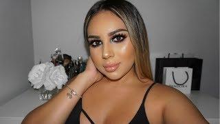 BLACK SMOKEY EYE USING DOSE OF COLORS x ILUVSARAHII COLLECTION | Brenda Huerta