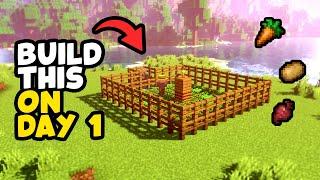 Fully Automatic Carrot, Potato, and Beetroot Farm in Minecraft 1.20