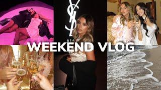 WEEKEND VLOG  wedding in Miami, ysl party, Kesha performance & more!!