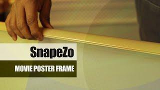 Overview & DEMO: SnapeZo Movie Poster Frame Aluminum Profile, Front-Loading Snap Frame