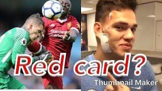 Mane foul on ederson reactionred or not??