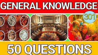 Educational General Knowledge Quiz With 50 Questions and Answers #301 