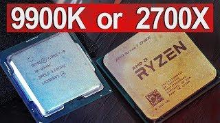 Which One to BUY NOW? -- Intel i9 9900K vs AMD Ryzen 7 2700X