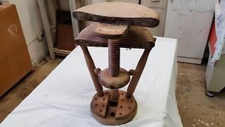 from trash to treasure: repairing a stool that is missing a leg