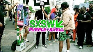 1AMBABYJOKER “ SHAKE “ SXSW 2024 Purple Shell Phone Booth