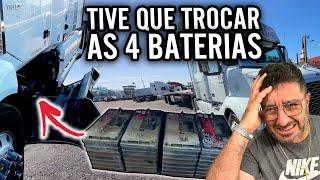 CHEGUEI NOS EUA E JÁ TIVE QUE TROCAR AS 4 BATERIAS DO CAMINHÃO 