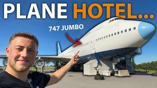 WORLD'S COOLEST HOTEL? Sleeping Inside a Boeing 747!