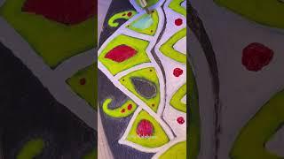 Painting on plate | DIY | Mrkalakaaar #painting #drawing #maskpainting #mask