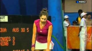 Commonwealth Games 2010. Singles. Final. An. Rodionova vs. S. Mirza. Part 1